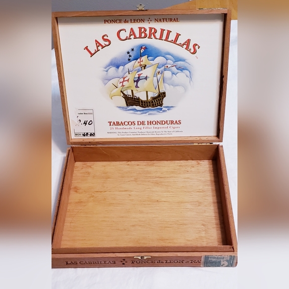 Wooden Cigar Box/ Jewelry box - Picture 3 of 6